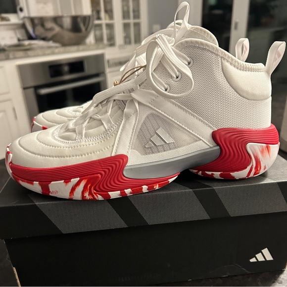 NWT Adidas Exhibit Select Mid Women’s 7.5 Basketball Shoes - Picture 4 of 15